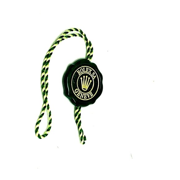 Authentic Rolex Green Hang Tag Multiple Crown Hologram Certified Superlative - Picture 5 of 9